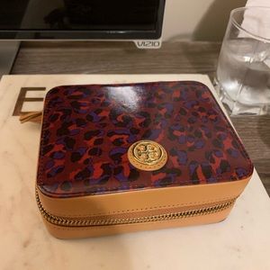 Tory Burch travel jewelry case
